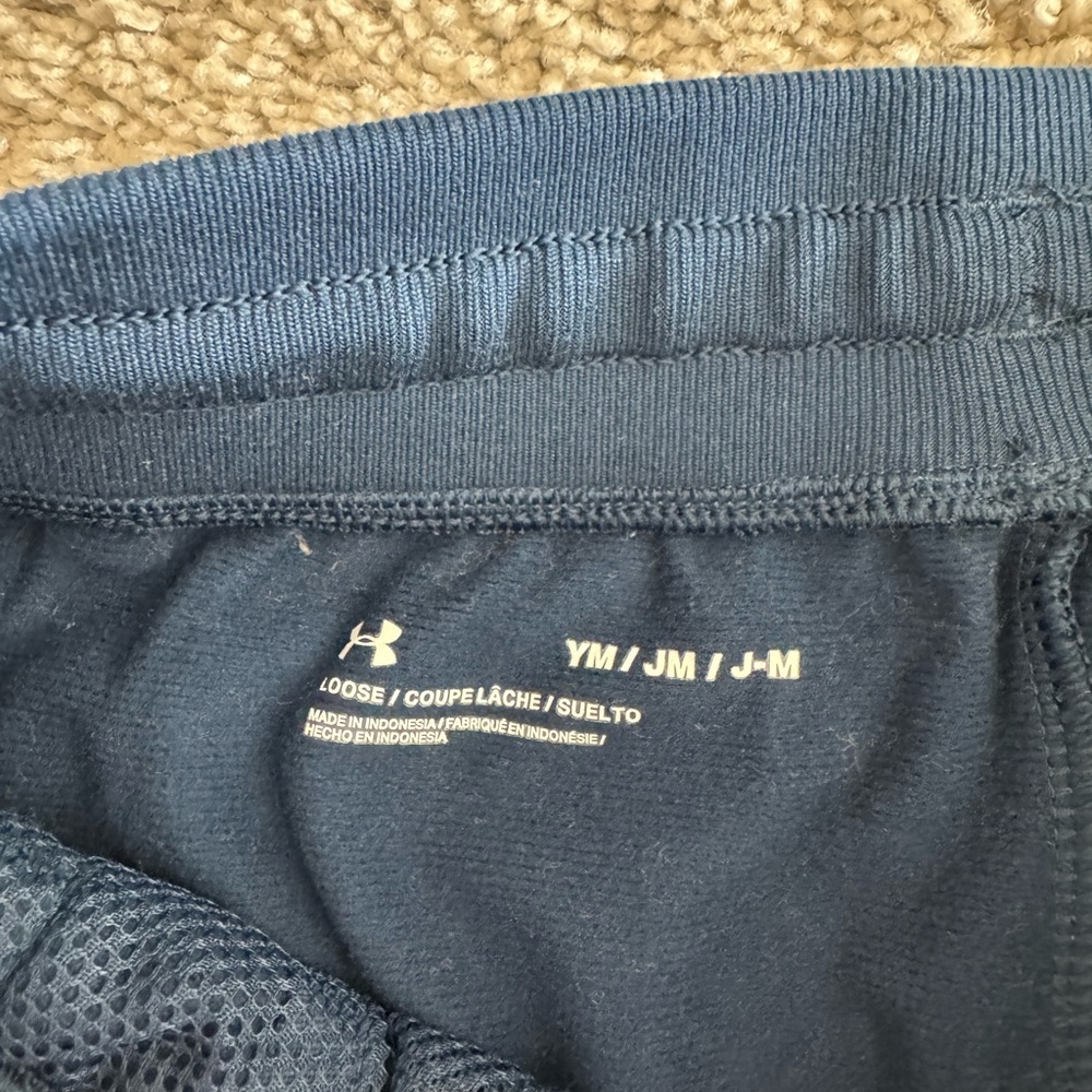 Under Armour Kids' Blue Jogger Pants - Picture 3 of 4